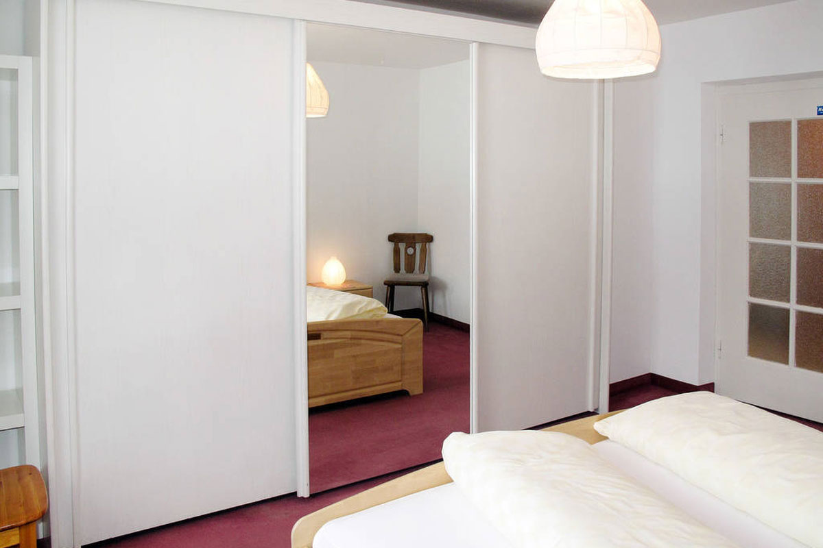 ferienwohnung reschenpass schlafzimmer